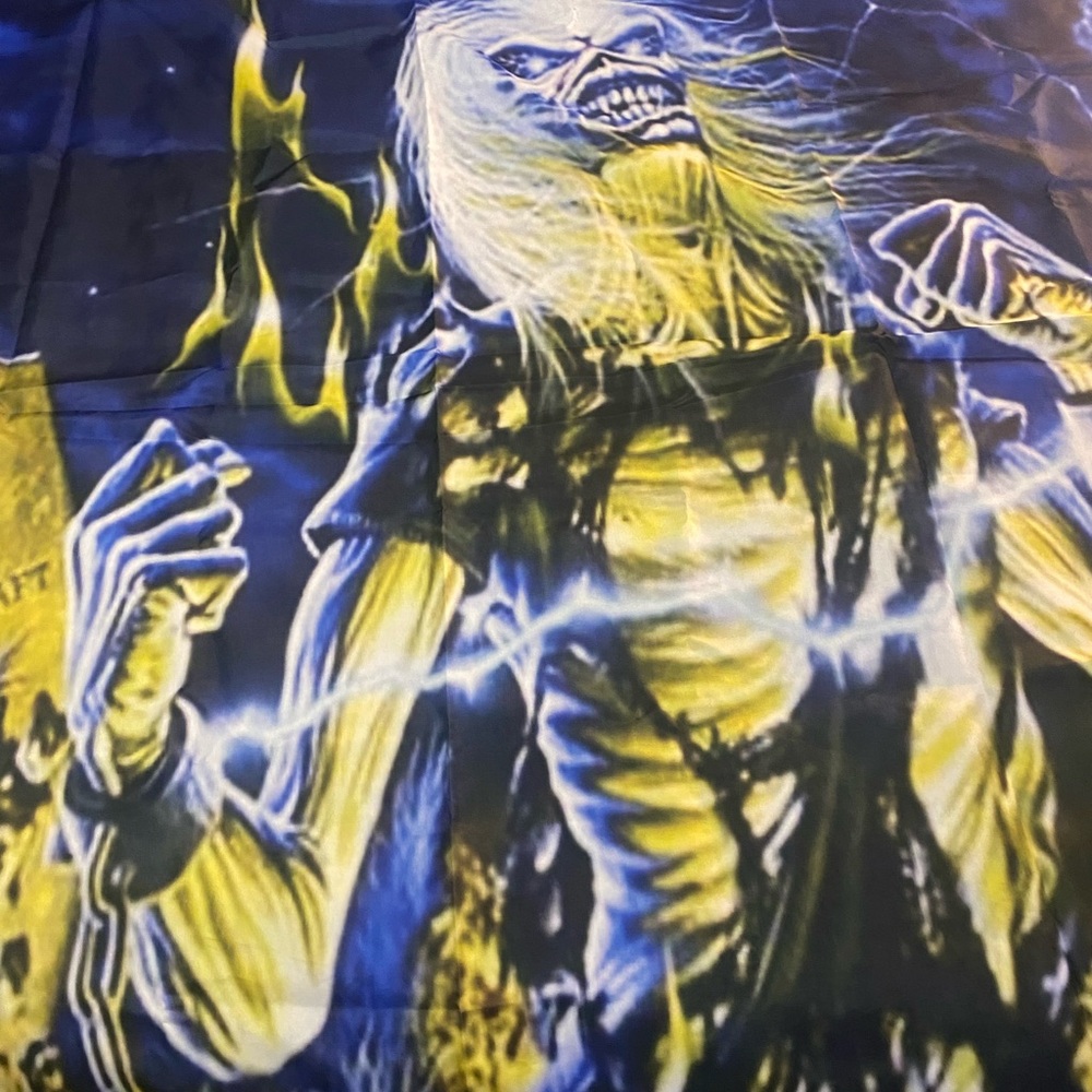 Iron Maiden Shower Curtain - Live After Death - Eddie - Rare Promo